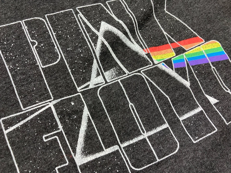 Lucky Brand Pink Floyd Crewneck Sweatshirt Women Medium Black Heather Music - Image 2 of 4