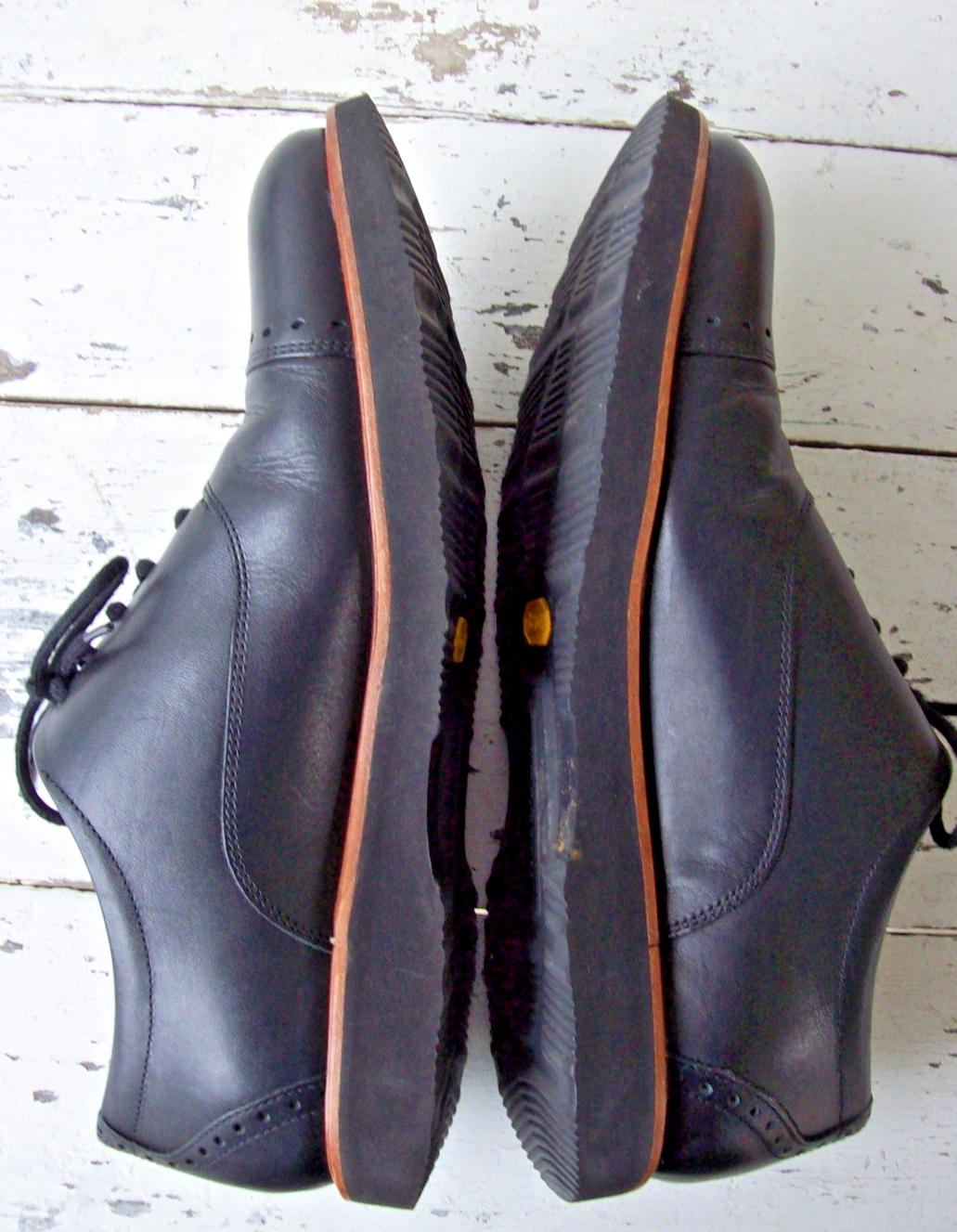 SAOLA Cappellino mercato Samuel Hubbard Oxford ~ M2140 048 ~ pelle nera ~ uomo 11 5 M ~ scarpe alberi