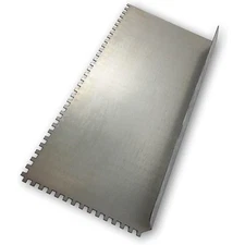 1/8 Inch Square Notch Trowel for Epoxy Masonry Tile Wood Lightweight Hand Trowel