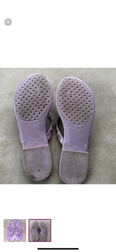 TORY BURCH $128 LILAC STUDDED JELLY FLIP FLOP THONG SANDAL/Sz 6 - Bild 2 von 2