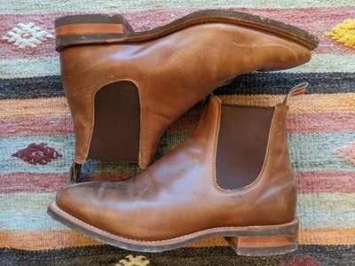 RM Williams Craftsman Boot Caramel Pull Up Leather Viberg Red Wing
