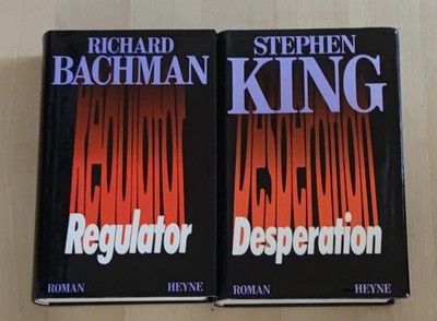 2 Bücher-Stephen King - Desperation und Regulator; gebundene Ausgaben