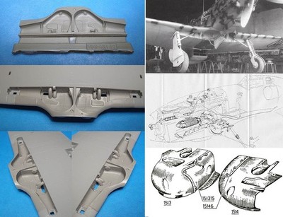 1/48 Macchi C.202 Folgore / C.205 Veltro Wheel Wells with cov Vector VDS48119