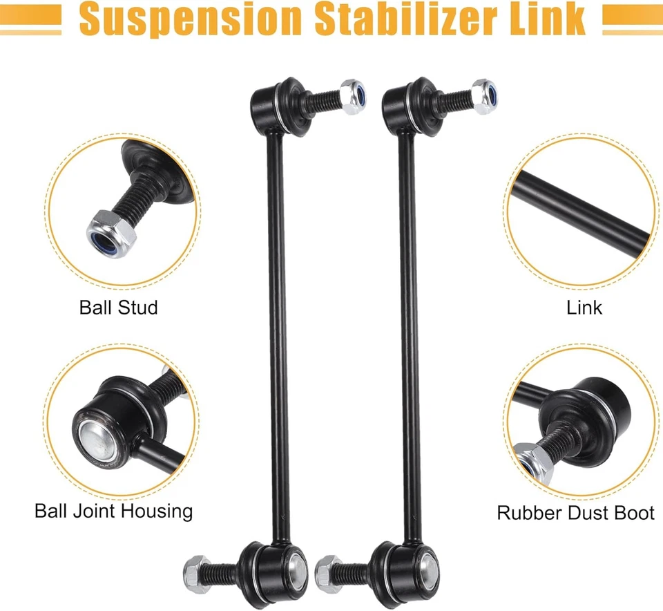 2Pcs Sway Bar Link Front & Rear for Jeep Renegade 2015-2023 Compass Dodge Hornet - Image 4 of 4