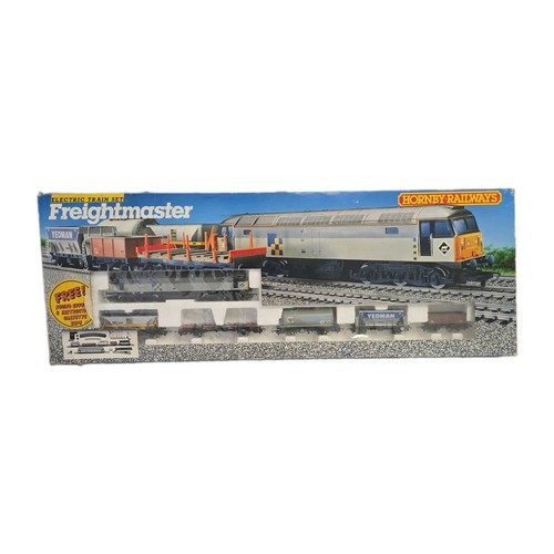 Juego de tren eléctrico Hornby Freightmaster vintage R697 calibre OO 47049 gris diésel | Condition: Used