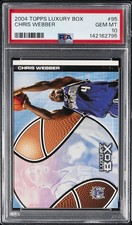 2004 TOPPS LUXURY BOX #95 CHRIS WEBBER PSA 10