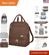 Practical Breast Pump Backpack - Large Capacity for Spectra, Brown  Waterproof