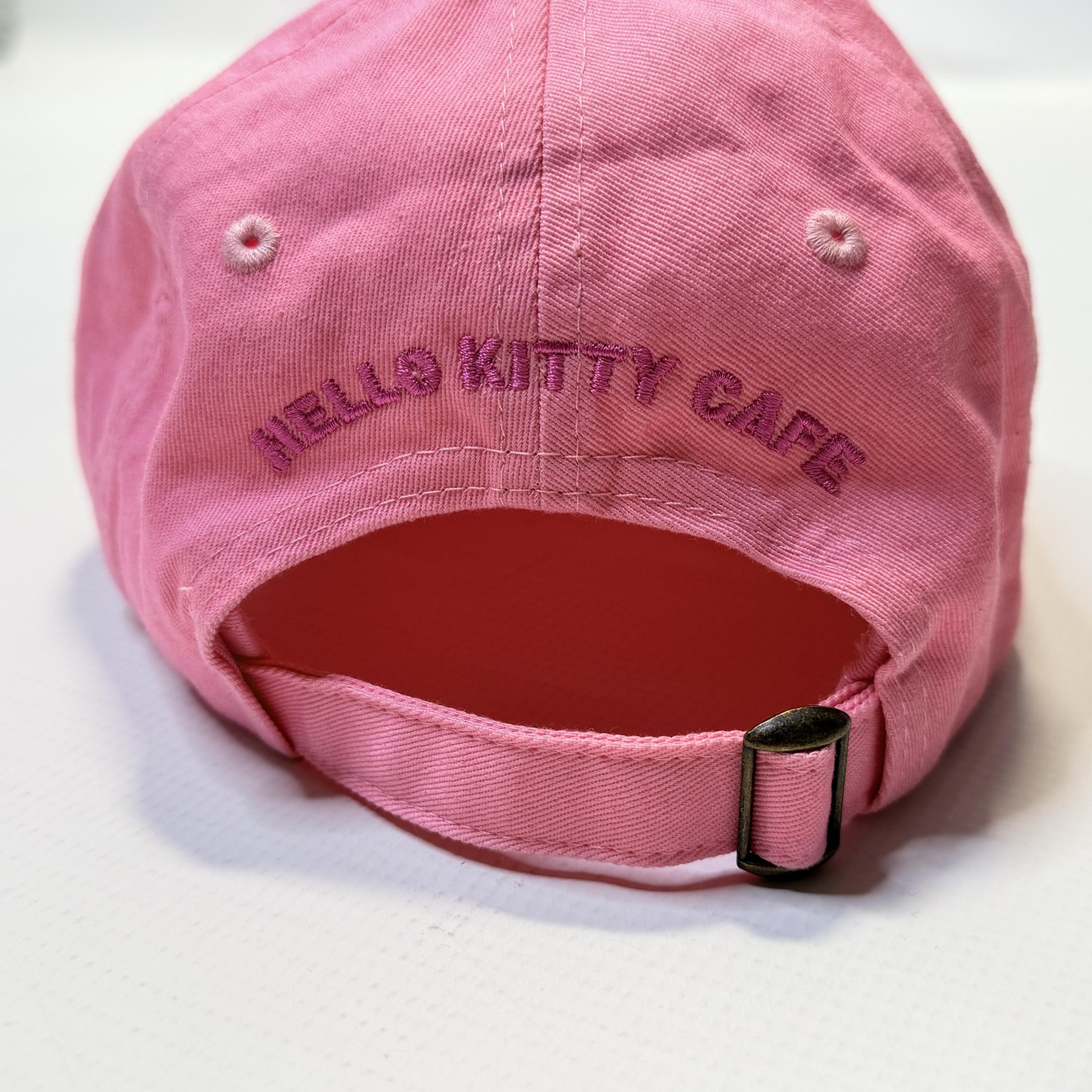 Hello Kitty Cafe Hat Cap Baseball Strap Back Pink… - image 4