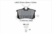 BremsbeläGe Audi A6 C5 (4B2, 4B4) 3.0 Quattro Baujahr 08/01-12/04 KW 164 PS 223