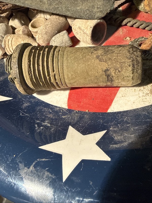 Dug Civil War 💥 🇺🇸 💣 Shenkyl Brass Artillery Fuze Dated 1861 