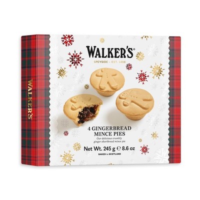 Walker s Gingerbread Mince Pies - 4 Count (8.6 oz)- Holiday 8.6 oz (4 Count) 
