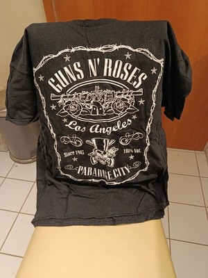 Guns N' Roses Logo Shirt, Schwarz, Größe XL