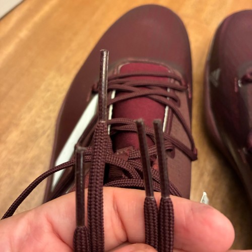 Crampons de baseball homme Adidas Adizero Afterburner neuf avec étiquette marron blanc taille 15 H00977 - Photo 9/16