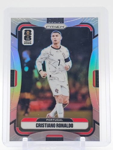 CRISTIANO RONALDO 2026 PANINI PRIZM FIFA WORLD CUP SILVER #367 PORTUGAL Q3701