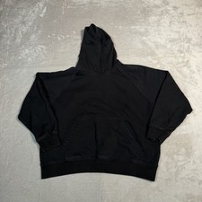 Carhartt Hoodie Youth Large Black Pullover Logo Kangaroo Pocket Sweatshirt