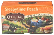 Celestial Seasonings Tea Peach Sleepytime 20 BG Pack Of 6