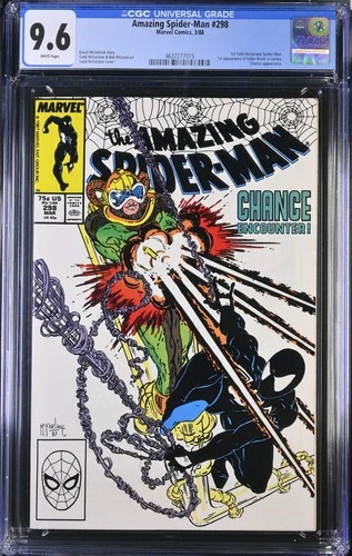 Amazing Spider-Man 298 • Marvel Comics 1988 • Todd McFarlane CGC 9.6 White Pages