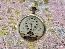 Hebdomas   carica a 8 Giorni Metallo  1900 . OROLOGIO TASCA