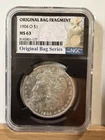 1904-O Morgan Dollar NGC MS63 Original Bag Fragment Series Silver Dollar