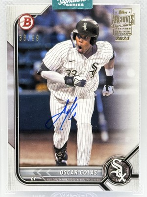 2024 Topps Archives Signature Series #BD-51 Oscar Colas #/99