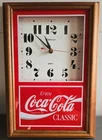 Vintage Hanover Quartz Coca-Cola Wall Working Clock 14.5” x 10”
