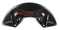 Metzger Spritzblech, Bremsscheibe Links, Rechts, Vorderachse U.A. FüR Seat, VW