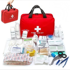 First Aid Kit 160 Pcs Home Office Car Camping Hiking Emergency Survival bandage