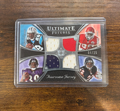 2008 Ultimate Collection Stewart/Forte/Rice/Charles Foursomes Relic 04/25 UFRJ-6