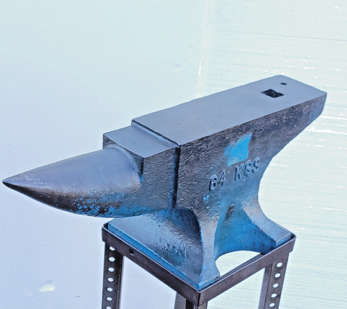 BROOKS ENGLAND CAST STEEL 64 KGS ANVIL Knifemaking Blacksmithing