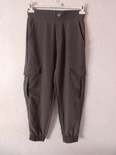 Zara Cargo Jogger Hose Damen Grau Utility Str...