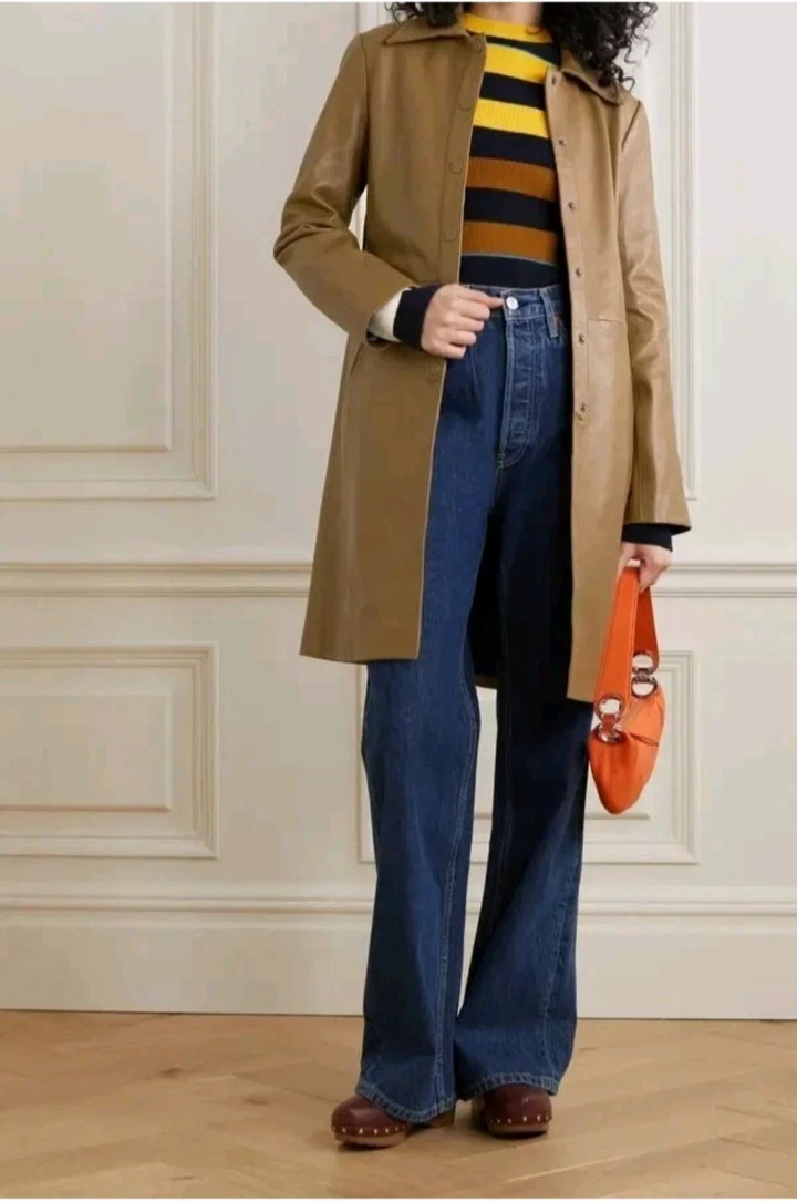 Chloe — NWT See By CHLOE Brown Leather Jacket Coat NEW XS 34 6 8 Dior net a porter