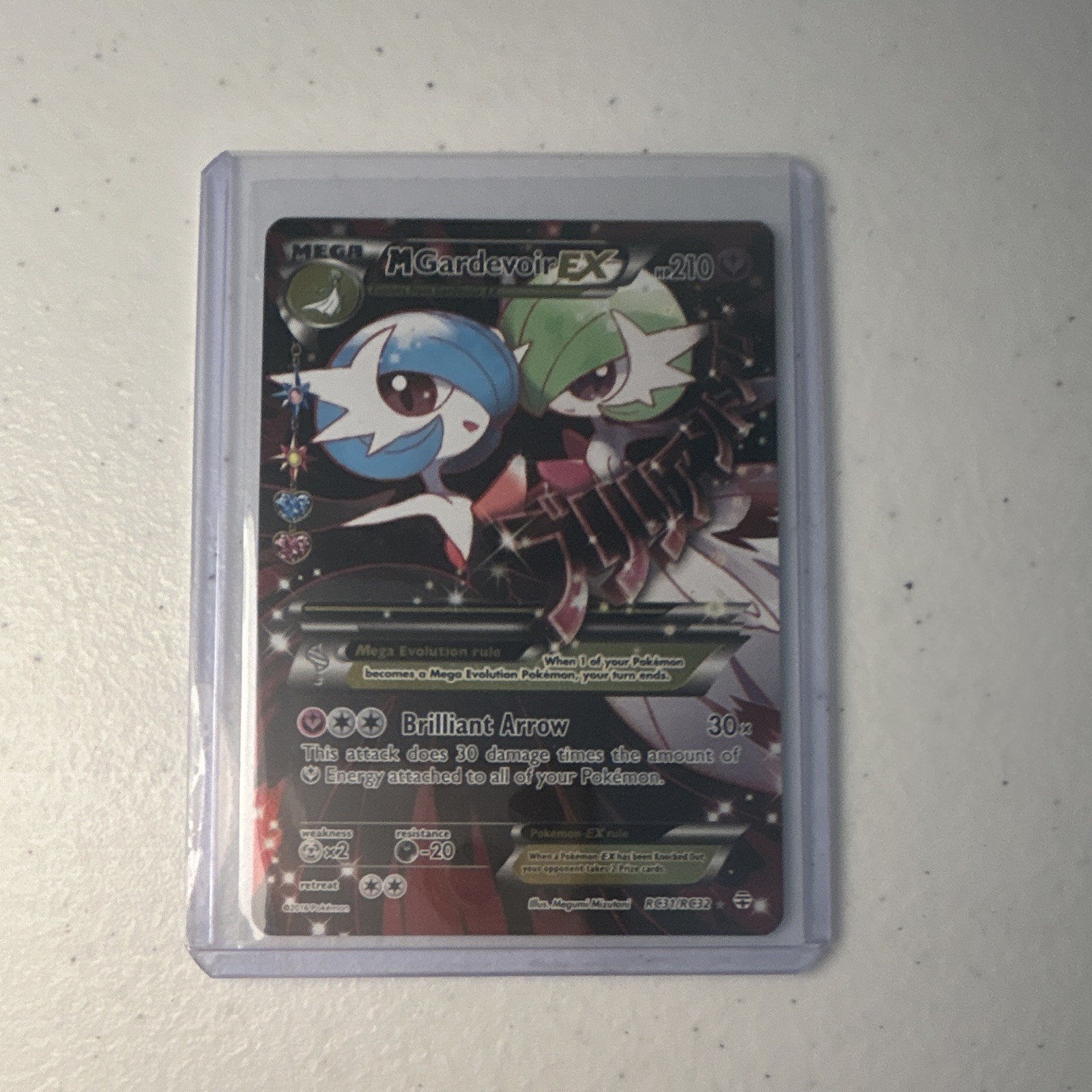 LP Gardevoir EX Full Art Holo Ultra Rare RC31/RC32 English 2016