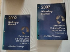 2002 Ford Excursion/F-Super Duty 250,350,450,550 Workshop Manual-Volumes 1 and 2