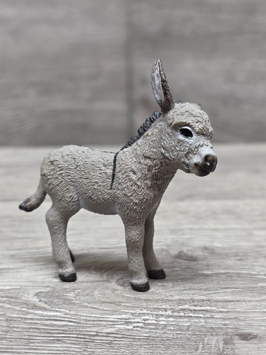 Schleich Donkey Foal Vintage 2014 Model # 13746 Retired Animal Figure Excellent
