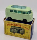 Matchbox Lesney Volkswagen Camping Car Caravette No 34 Excellent Boxed Original