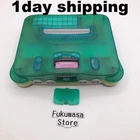 Nintendo 64 Console only Clear Blue  NUS-001 N64 NTSC-J Japan Tested