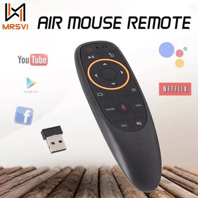 G10S Voice Air Mouse 2.4G Wireless Remote for Android TV Box Gyroscope IR