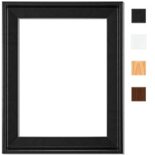 18"x18" Black Canvas Floating Frame for Wall Art Painting - Gallery Style Displa