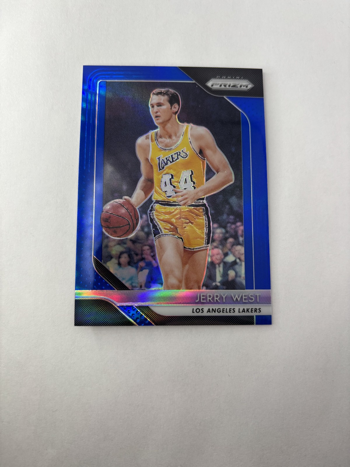 2018-19 Panini Prizm - Jerry West #145 Blue Prizm /199 Hof SP Lakers