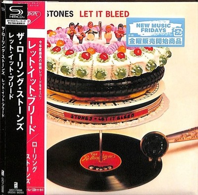 The Rolling Stones Let It Bleed Japan Limited Mini LP CD SHM-CD P/S with OBI New