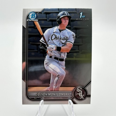 #ad #ad 2022 Bowman Chrome #BCP 71 Colson Montgomery Chicago White Sox QTY $1.98