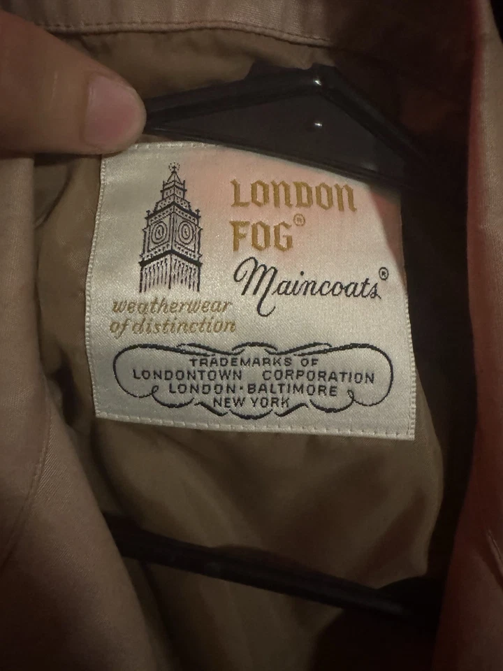 Abrigo de lluvia vintage London Fog para mujer talla 6R tostado para todo tipo de clima EE. UU. Foto 4 de 4