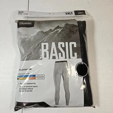 Men's 3XLT TALL Coldpruf Base Layer Bottom Basic Brand New