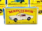 Vintage 1960s Lesney Matchbox #8 FORD MUSTANG Original BOX ONLY Good!