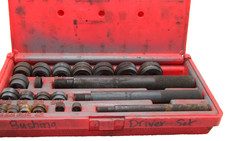 Snap-on A157c Heavy Duty Bushing Driver Set 22 Pcs. Hard Case Pb20 Usa