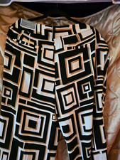 NWT Chico's Women's Geometric Knit Dress Pants Wide Leg