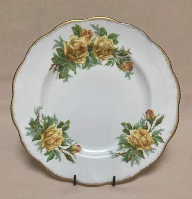 Royal Albert' Tee Rose " (Gelb) 20.3cm Kuchenteller - Bild 1 von 2