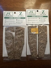 Itty Bitty Lines Cork Roadbed Z Scale M-300-1 Straight Switch (L&R) NEW 2 pack