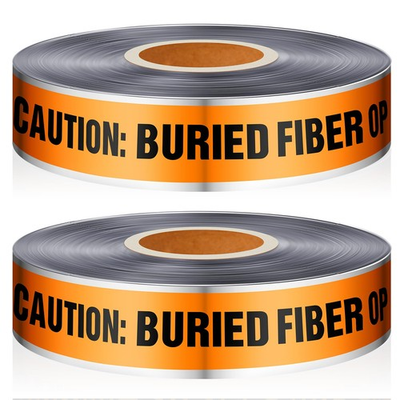#ad 2 Rolls 1000 Feet Detectable Safety Tape 5 Mil Underground Detectable Warning... $79.70