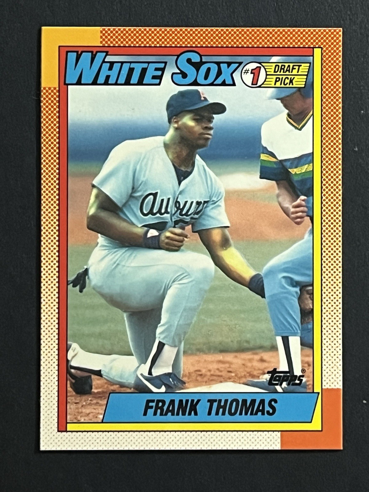1990 Topps TIFFANY 414 Frank Thomas RC Rookie Card WHITE SOX